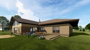 Фото построенного кирпичного дома Дом из кирпича - фото