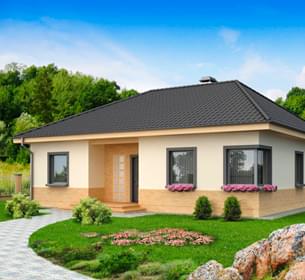 Фото образца ландшафтного дизайна Пример ландшафтного дизайна около дома