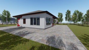 Дом из керамзитобетона - фото Фото строительства дома из керамзитобетона