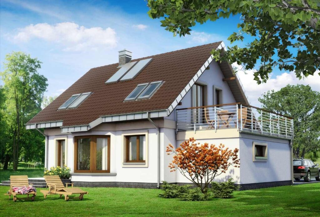 Проектирование дома с мансардой - фото Фото проекта дома с мансардой