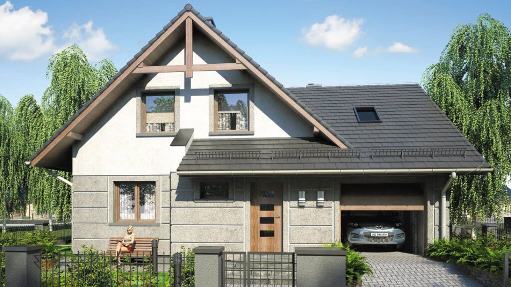 Дизайн-проект дома с гаражом - фото Проектирование дома с гаражом - фото