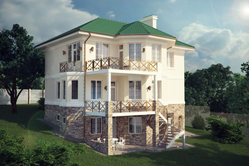 Строительство трехэтажного дома в Минске - фото Строительство дома в 3 этажа - фото