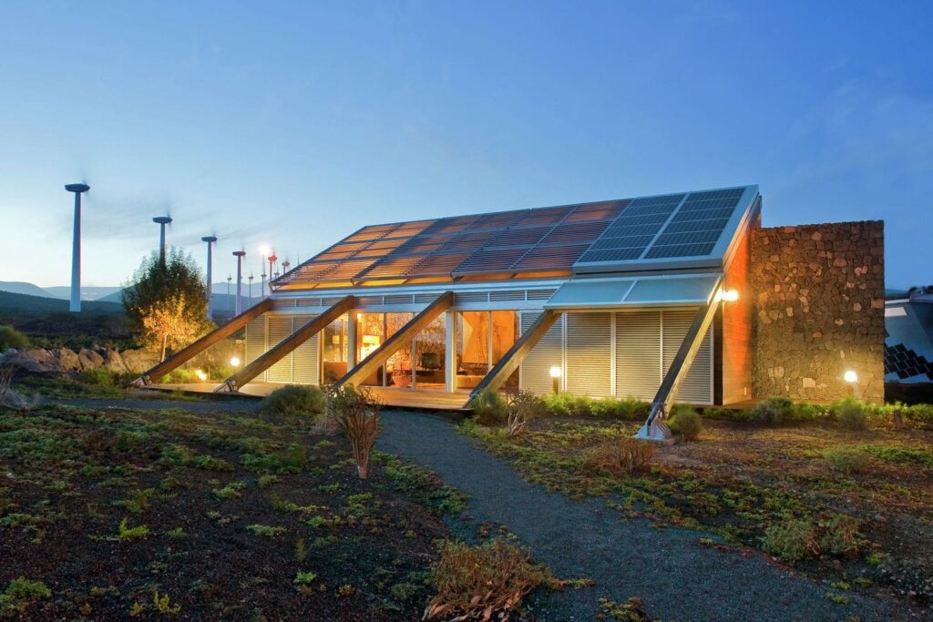 Фото построенного пассивного дома Пример пассивного дома